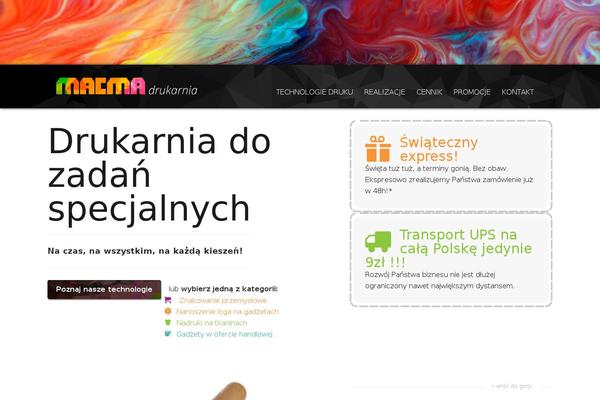 drukarniamacma.pl site used Macma