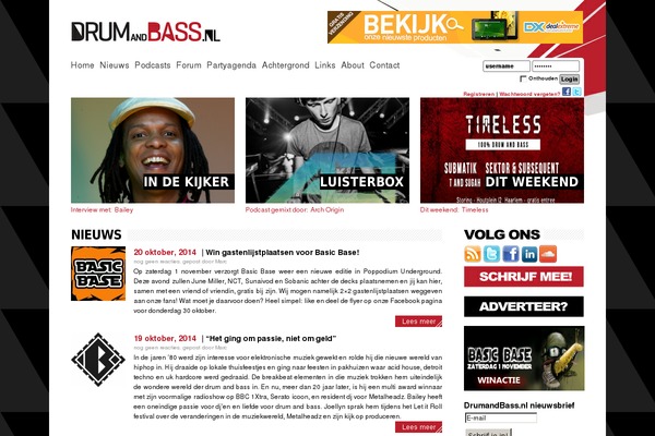 drumandbass.nl site used Dnbnl