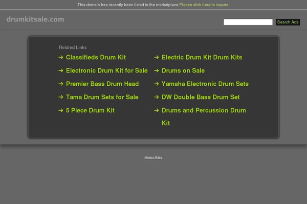drumkitsale.com site used Rusty Grunge