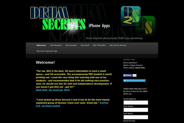 Twenty Eleven theme site design template sample