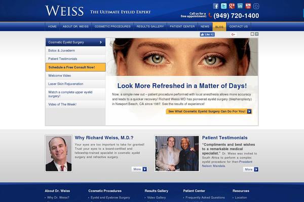 drweiss.com site used Weiss