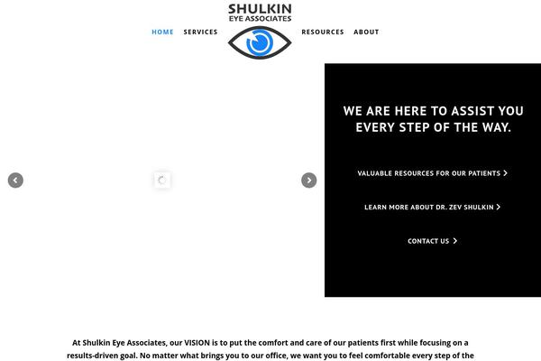 WordPress website example screenshot
