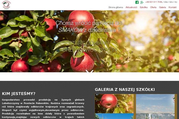 drzewkaowocowe.com site used Apples_theme