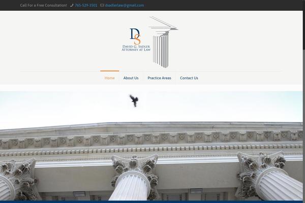 WordPress website example screenshot