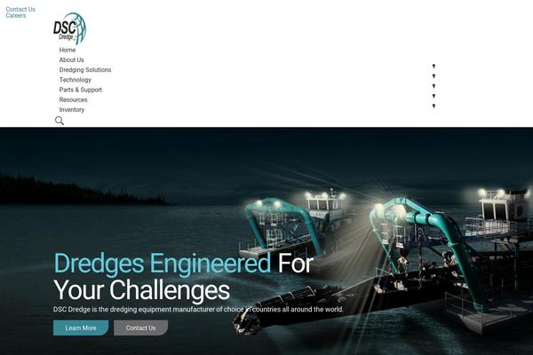 dscdredge.com site used Dsc_dredge_q4_theme_2.0