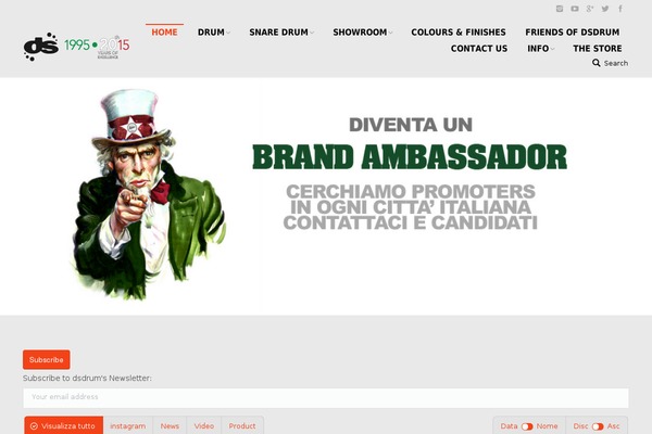 The7 theme site design template sample