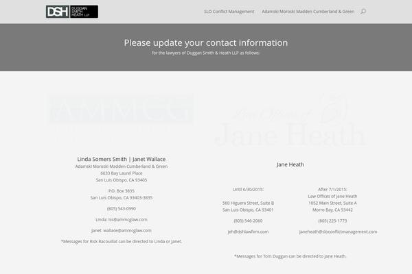 Divi theme site design template sample