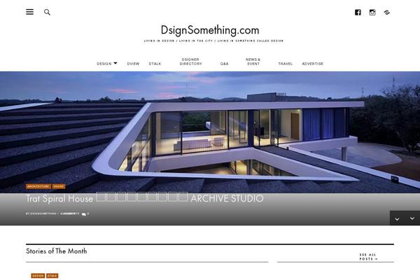 dsignsomething.com site used Carnival-lite