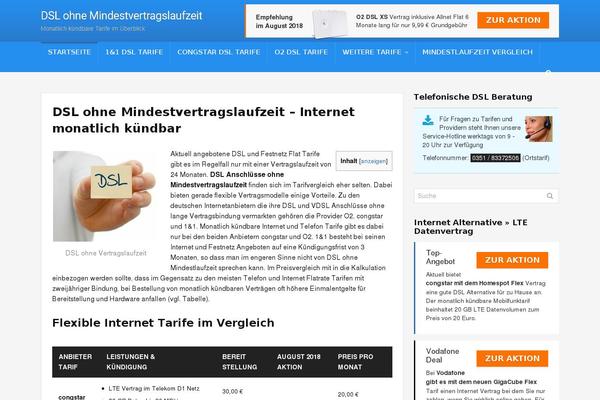 dsl-ohne-mindestvertragslaufzeit.net site used Domnet2