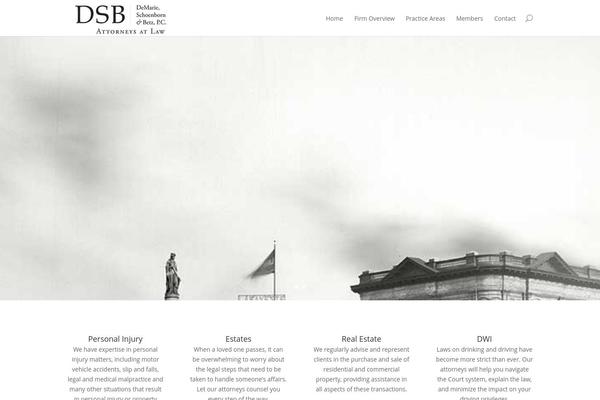 Divi theme site design template sample