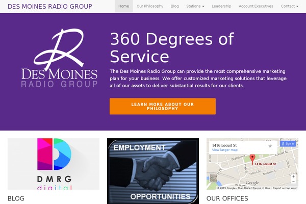 dsmradio.com site used Saga-business