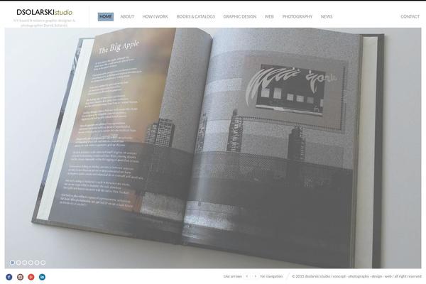 Fluxus theme site design template sample