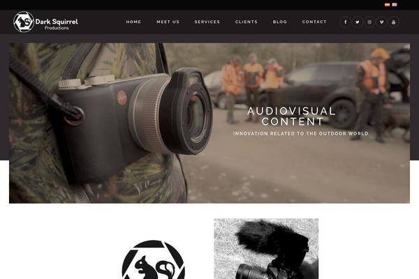 WordPress website example screenshot