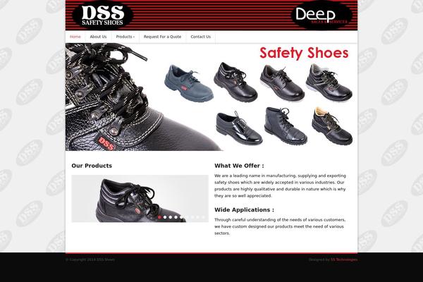 Dss theme site design template sample