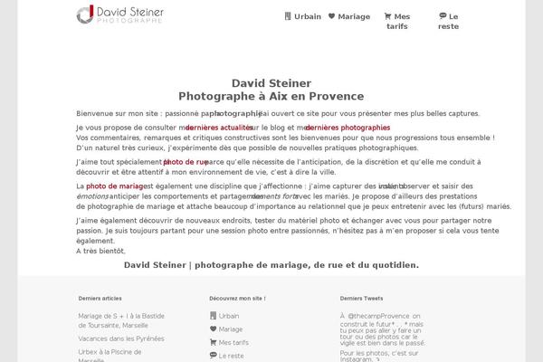 WordPress website example screenshot