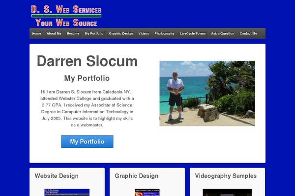 Responsive theme site design template sample