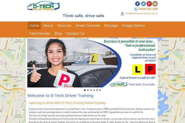 dtechdrivertraining.com.au site used Detchtraing