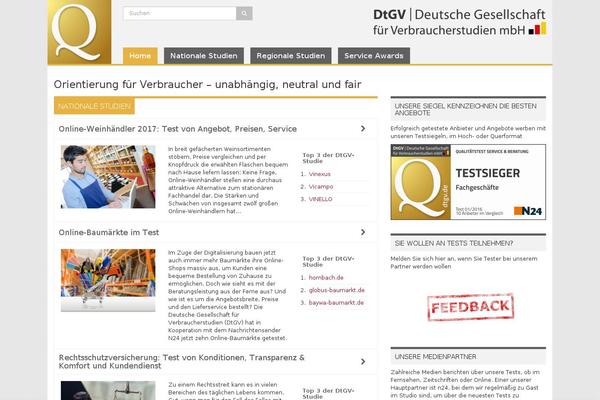 dtgv.de site used Quality-tester