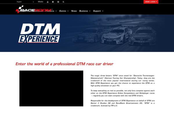 dtm-experience.com site used Nddt-raceroom