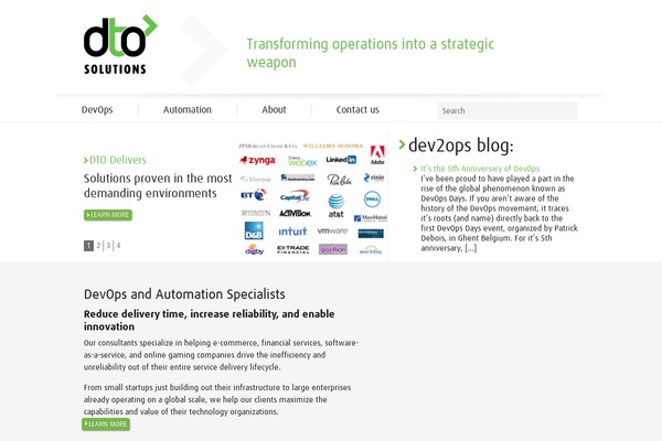 dtosolutions.com site used Dto