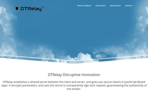 dtrelay.com site used Cloudhoster