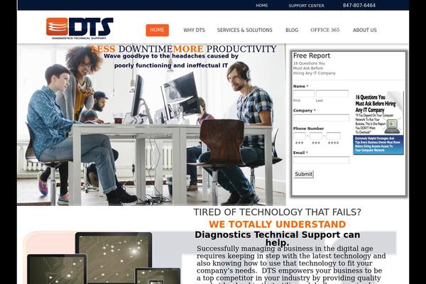 WordPress website example screenshot