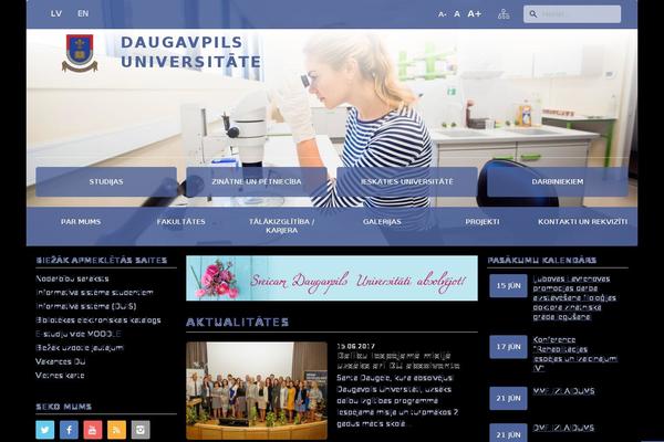 du.lv site used Hello-daugavpils-universitate