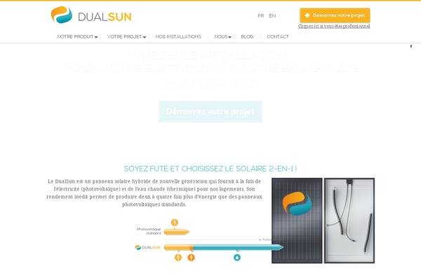 dualsun.com site used Starter