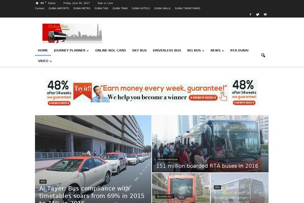 Newspaper theme site design template sample
