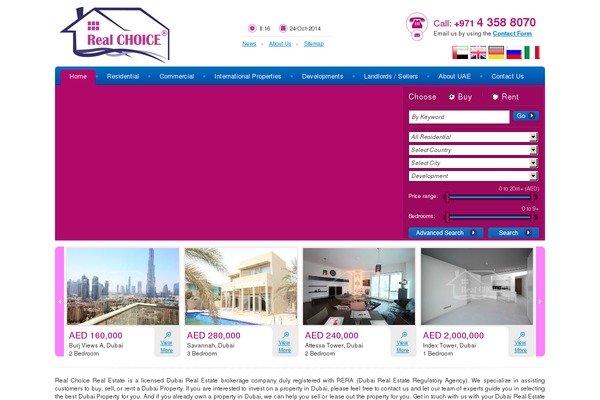 dubaifirsthome.com site used RealEstate
