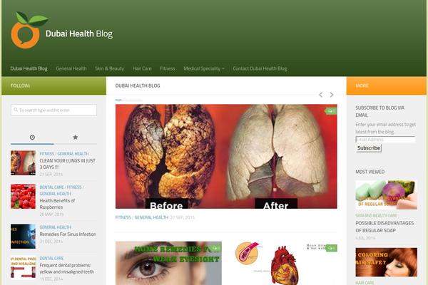 WordPress website example screenshot