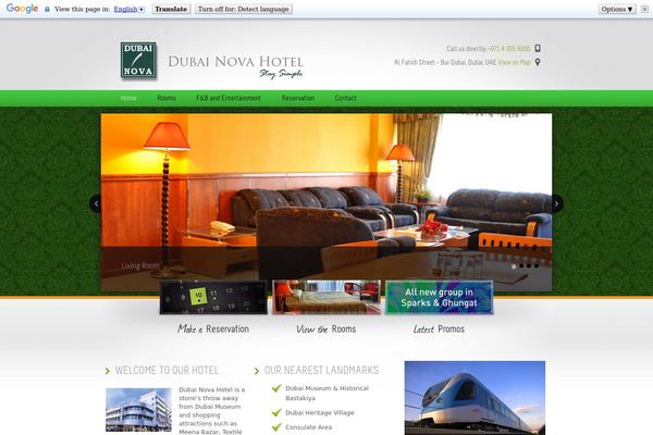 dubainovahotel.com site used Dubai