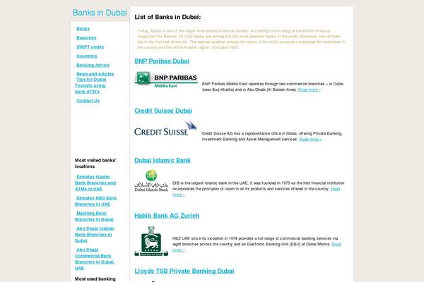 dubanks.com site used Ctr Theme Plus