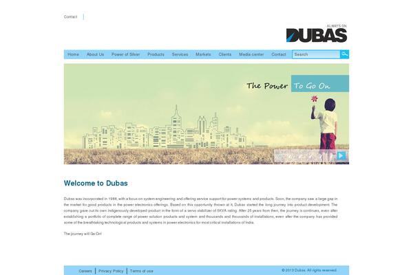 dubaspower.com site used Dubas_theme