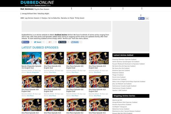 dubbedonline.com site used Dubbedonline-v2