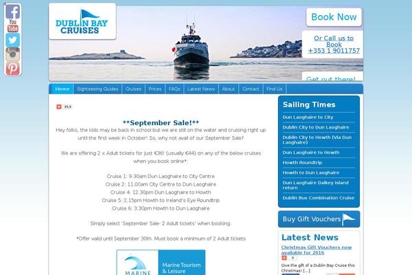 dublinbaycruises.com site used Dublin-bay-cruises
