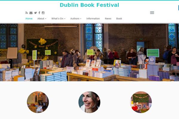 dublinbookfestival.com site used Dublin-book-festival