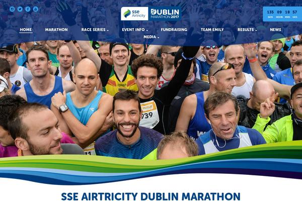 dublinmarathon.ie site used Sse