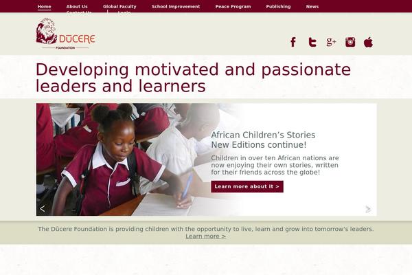 ducerefoundation.org site used Ducere