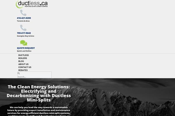 WordPress website example screenshot