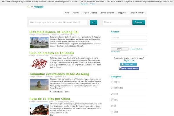 dudasviajeras.com site used Wp-answers-theme
