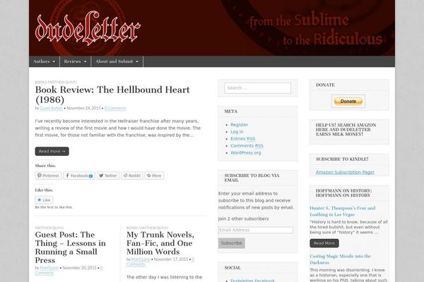 Magazine Basic theme site design template sample