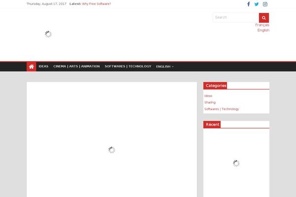 Miyazaki theme site design template sample