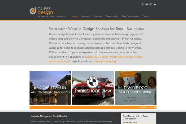 duess.ca site used Duesdesign