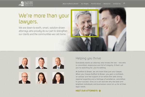 Enfold theme site design template sample