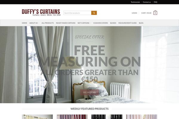 Flatsome theme site design template sample