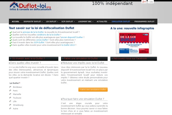 duflot-loi.org site used Reviewzine