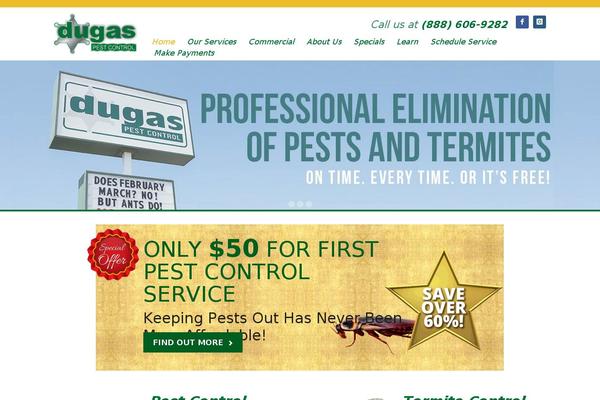 WordPress website example screenshot