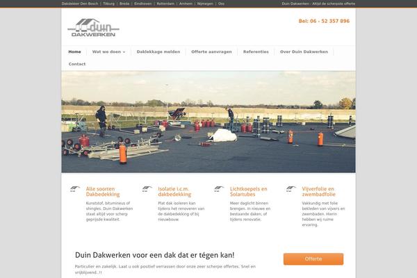 Modernize theme site design template sample