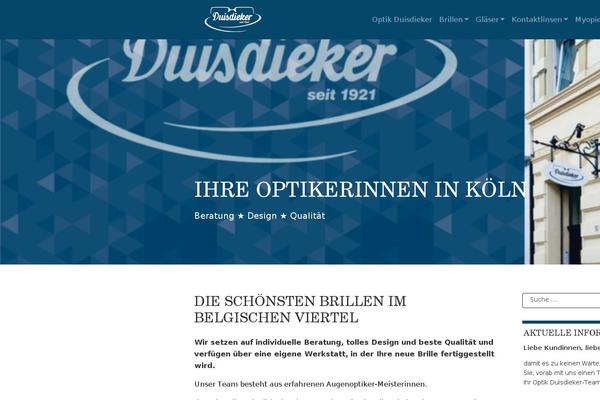 duisdieker.de site used WP Bootstrap Starter